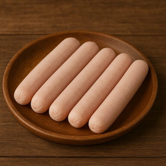 Tītara gaļas bērnu cīsiņi, vārīti 250 gr