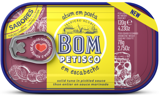 Bom Petisco Tuncis Marinādē 120g