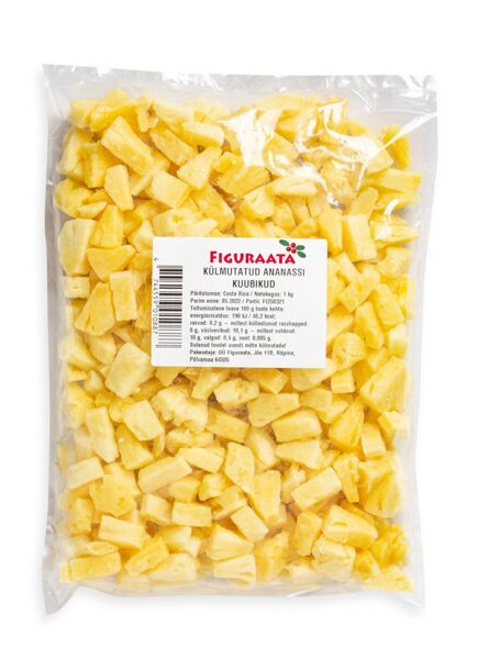 Ananasa kubiņi 1 kg
