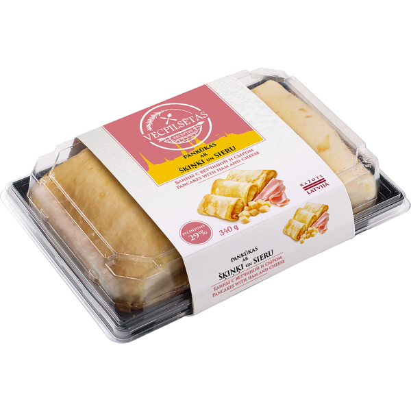Pankūkas ar sieru un šķinķi 340g